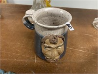 ROWE POTTERY HAND MADE MUG