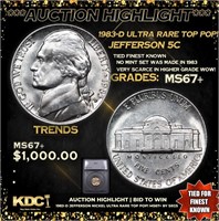***Auction Highlight*** 1983-d Jefferson Nickel Ul
