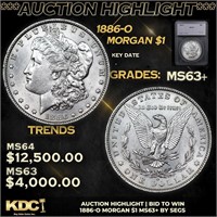 ***Auction Highlight*** 1886-o Morgan Dollar 1 Gra