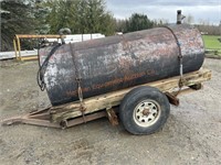 Approx 500 Gallon Fuel Storage On Trailer