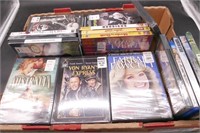 FLAT OF VARIOUS DVDs