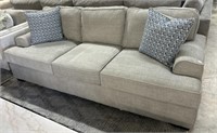 Modern Gray Upholstered Sofa