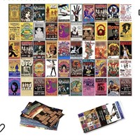 New 72Pcs Vintage Rock Band Posters Wall Collage