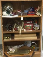 Vintage decor and  collectibles. Shelf NOT