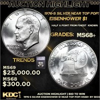 ***Auction Highlight*** 1976-s Silver Eisenhower D
