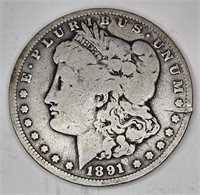 1891 Carson City Morgan Dollar- $180 CPG