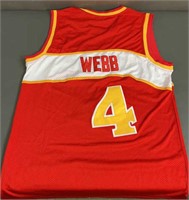 Spudd Webb Atlanta Hawks NBA Jersey