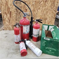 Charged & Discharged Fire Extinguishers