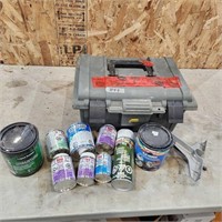 Toolbox of Various part cans of primers &