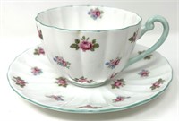 Shelly Rosebud Cup & Saucer