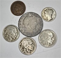 Coin Collectors Lot - Barber-IH-Buffalo