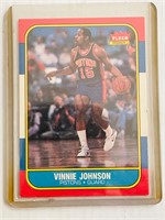1986 Vinnie Johnson Fleer Basketball card #56