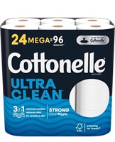 New Cottonelle Ultra Clean Mega Bathroom Tissue,