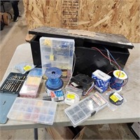 Toolbox w electrical components