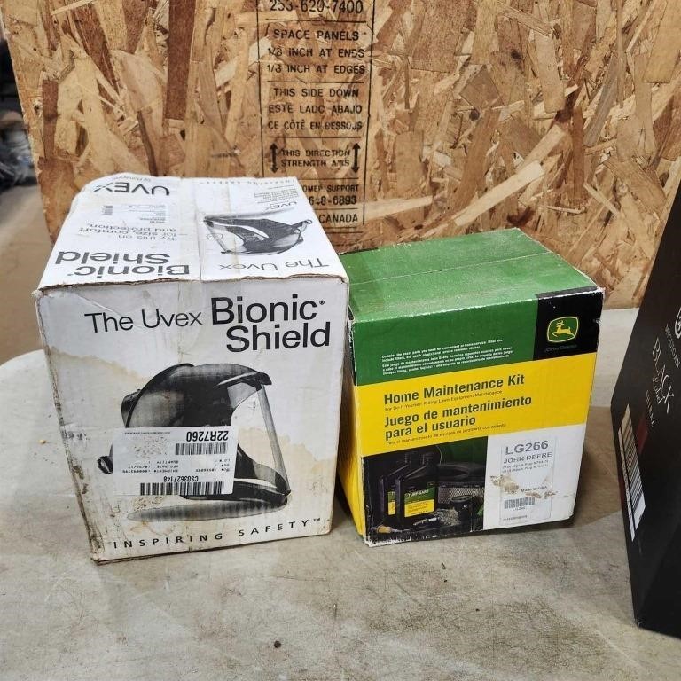Uvex Bionic Shield, lawn mower maintenance kit