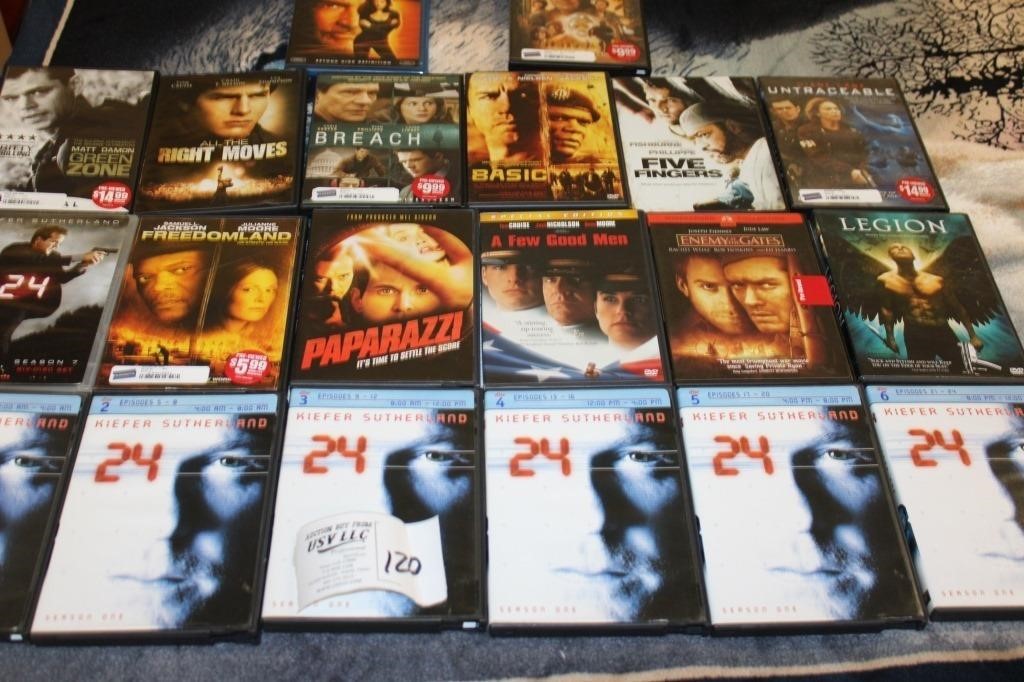 Lot of 20 DVDS