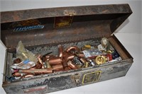 Tool Box Full of Copper and Assorted Fittings