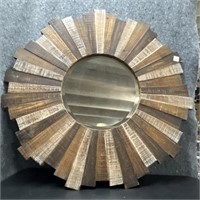 Wood costal pallet style Wall Mirror with Hanging