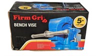 New Firm Grip Bench Vise 5"
