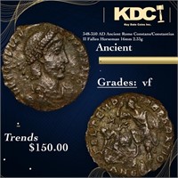 348-350 AD Ancient Rome Constans/Constantius II Fa