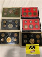 (6) UNITED STATES PROOF SETS...(2) 1968-S,