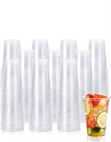 New Lilymicky 1000 Pack 16 oz Clear Plastic Cups,