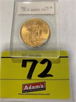1924-P $20 GOLD PIECE