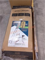 Louisville ladder 7'8"-10'3" aluminum attic ladder