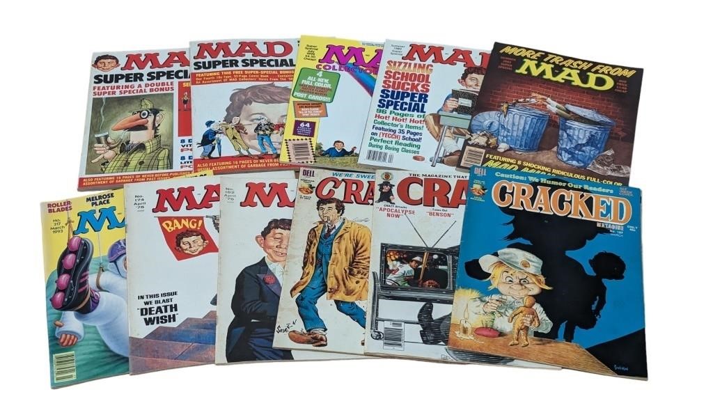 11 Vintage MAD Magazines