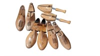 Lot of Vintage Wooden Shoe Stretchers