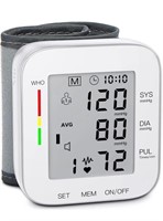 Wrist Blood Pressure Monitor Bp Monitor Large LCD