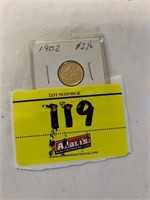1902 2-1/2 DOLLAR GOLD PIECE