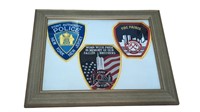 3 Vintage NYFD New York Fire & Police Patches in