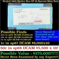 Original sealed box 10- 1965 United States SMS Spe