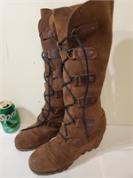 SOREL BOTTES EN CUIR p