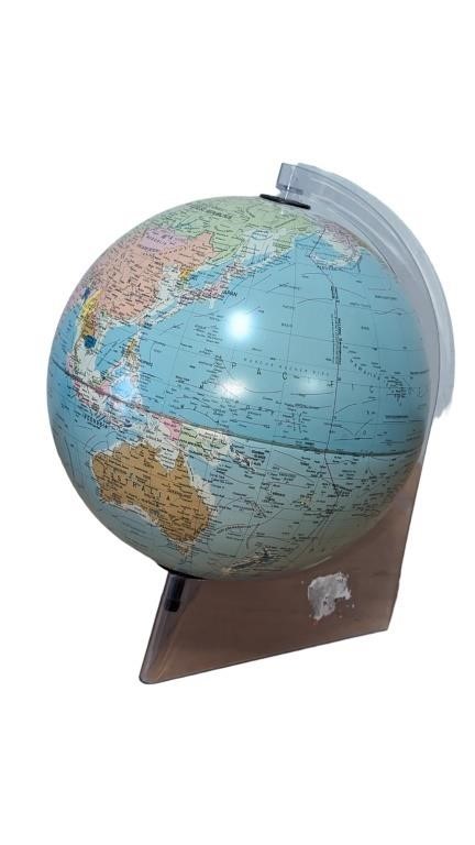 Vintage World Globe on Stand