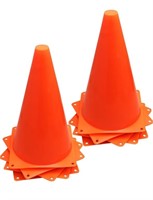 New Marker Cones (Set of 10), 9-Inch, Orange