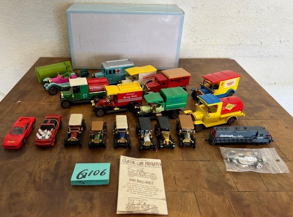 F - MIXED LOT OF COLLECTIBLE CARS & TRUCKS (G106)