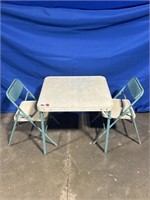 Samsonite Metal Kids Folding Table with 2 Chairs