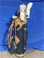 Spalding Golf Bag with Clubs