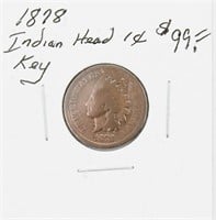1878 Indian Head Cent KEY