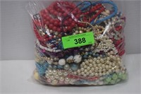 Bag of Beaded Necklaces