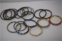 Enamel Bracelets - Bangle & Clamp