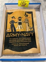 1922 ARMY-NAVY GAME PROGRAM