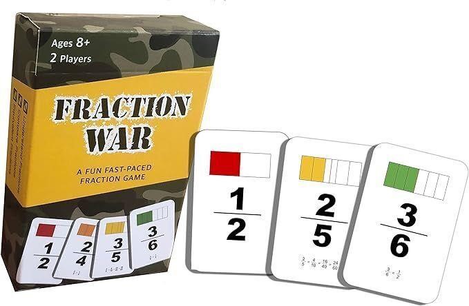 Fraction War Fun Math Game