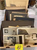 2 BOXES OF ANTIQUE PHOTOS OF ALL KINDS