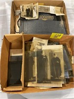 2 BOXES OF ANTIQUE PHOTOS OF ALL KINDS