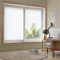 Fabric Shades  Blinds  White  35x70in  1Pack