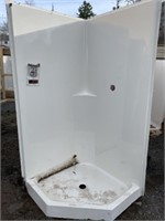 Universal Rundle 37-1/2" Corner Shower Stall