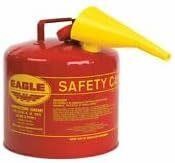 Eagle Mfg 5Gal Type 1 Safety Can W-Funnel